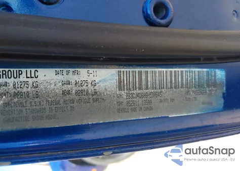 2011 Dodge Challenger from USA, damaged, VIN 2B3CJ4DG0BH590645